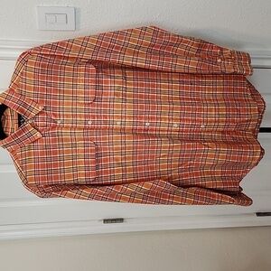 Ralph Lauren Workshirt L, Peach plaid